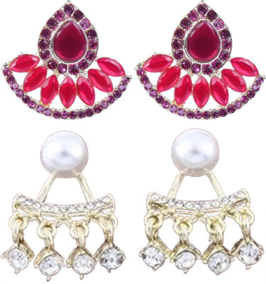 SKG Fashions Simple Elegant Versatile Earring Set for Women Alloy Earring Set