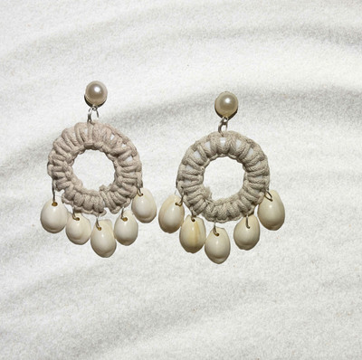 Ujjwal aryavrat Tribal handcrafted hoops Plastic, Stainless Steel Jhumki Earring, Hoop Earring, Drops & Danglers