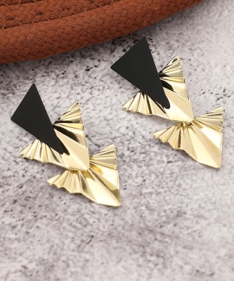 SOHI Gold Plated Party Designer Drop Earring For Women Alloy Drops & Danglers