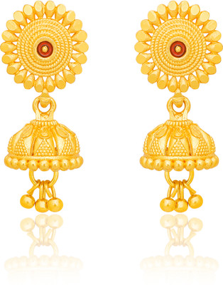 LUV FASHION New Preimum Micron Plated Styliesh Earring Collection Brass Jhumki Earring