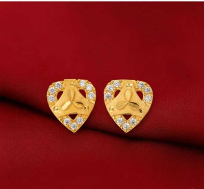 VIAANA CREATION Traditional AD Earrings Flower Printed Style Earrings Pearl Alloy Cuff Earring