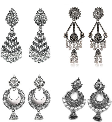 Jhumka Street Oxidized Jumki Alloy Jhumki Earring