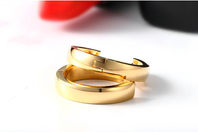 Shashank Soul Mens Jewellery Valentine Multi Gold Bali Stud Hoop earrings for men Cubic Zirconia Metal Hoop Earring