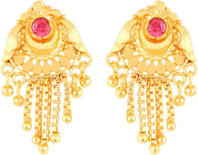 VIGHNAHARTA VFJ1822ERG_10 Cubic Zirconia Alloy, Brass Drops & Danglers, Stud Earring