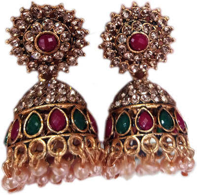 CORAL INDIA JHUMKI-JEWELLERY-P Alloy Jhumki Earring