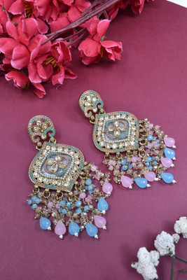 Meira Jewellery Traditional Heavy Earrings for Wedding & Festivals-20 Alloy Drops & Danglers