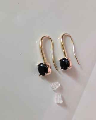 Sadid AD Golden Hoop Earrings Alloy Hoop Earring