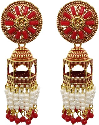 Swarnvibes DESIGN TRADITIONAL JHUMKA EARRINGS Brass Jhumki Earring