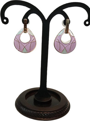 Shield plus WESTREN MULTICOLOR EARRING & TREND LIGHT WEIGHT DROP EARRING COLLECTION Cubic Zirconia Brass Drops & Danglers