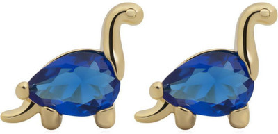 zarevia ZAREVIA Bow Pearl Drop Earrings for Women & Girls Blue Stainless Steel Drops & Danglers