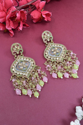 Meira Jewellery Traditional Heavy Earrings for Wedding & Festivals-19 Alloy Drops & Danglers