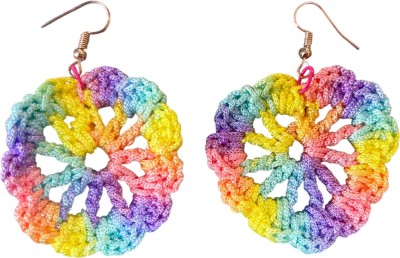 NaipunyaCraft Ivy Crochet Dangle (Earring)| Naipunya Craft Creation | Hand Made Alloy Stud Earring