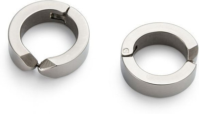 MAVRAA Mavraa Minimalist Silver Stainless Steel Hoop Earrings Stainless Steel Hoop Earring