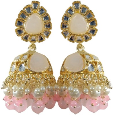 jiyanshi fashion Traditional Earrings for Women | Jhumki Earrings Pearl Alloy Jhumki Earring