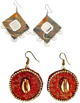 Aakrit creations AAKRITCREATIONS-028 Fabric Earring Set
