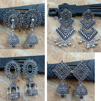 Beads Alloy Earring Set, Jhumki Earring, Stud Earring