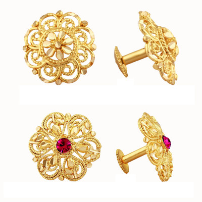 VIGHNAHARTA Stud Earring Combo set For Women and Girls Cubic Zirconia Alloy Stud Earring