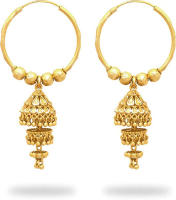 LUV FASHION Traditional Micron Plated Primium Quality Jumkhi Earrings Brass Chandbali Earring