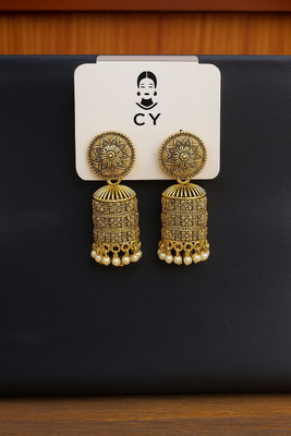 DesiMart Fashion ER00979 Pearl Alloy Earring Set