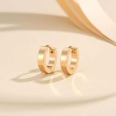 Vipunj Vedansh Enterprises Stylish Gold Plated Studs Brass Stud Earring