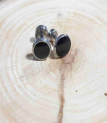 krelin Round Studded Bali Stylish Men's Trendy Stainless steels for men Alloy Stud Earring