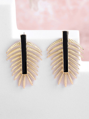 Bohey by KARATCART Gold Plated Stud Earrings for Women Alloy Stud Earring