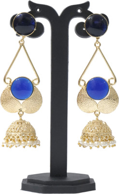 JHUMKARANI 18k Gold Plated Designer Earrings Brass Jhumki Earring