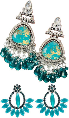 SKG Fashions Simple Elegant Versatile Earring Set for Women Alloy Earring Set