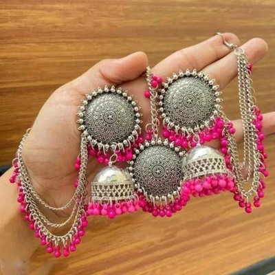 Ruhi EARRING Beads Alloy Jhumki Earring