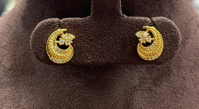 gvg 3B-854 Alexandrite Alloy Stud Earring