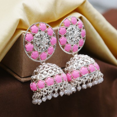 tsw Pearl Jhumka Pearl Alloy Jhumki Earring