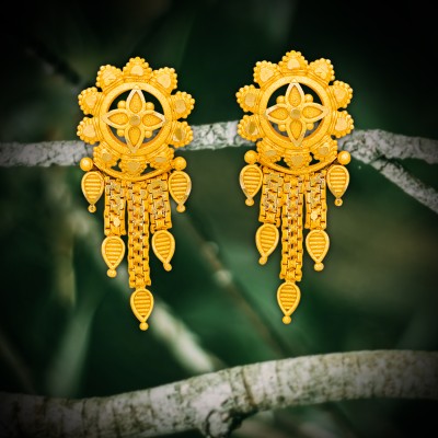 Drashti Collection Premium Cllection Of Micron Plated Delicate Stud Earrings For Women Brass Stud Earring