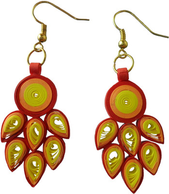 Designer's Collection Designers Collection Paper Quilling Earrings Paper Drops & Danglers
