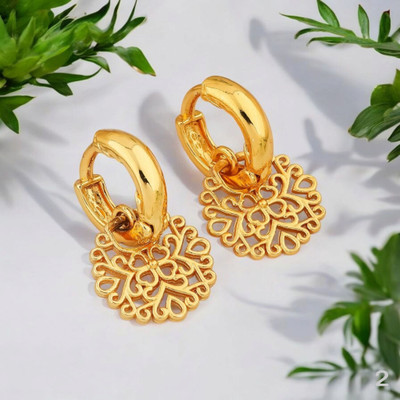 shree krishna shopping Hoop Earring Brass Hoop Earring