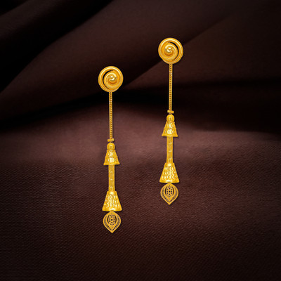 LUV FASHION Traditional Suidhaga Earrings For Women And Girls Brass Stud Earring