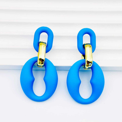 PRIYA IMPEX SPARKLE & SHINE JEWEL Geometric 3D Statement Drop Earrings Modern Acrylic Design Acrylic Drops & Danglers