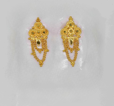 gvg Small Studs Alexandrite Alloy Jhumki Earring