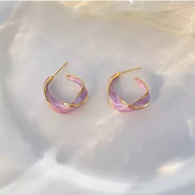 ADORNITY Korean Western Earrings For Women Stainless Steel Drops & Danglers
