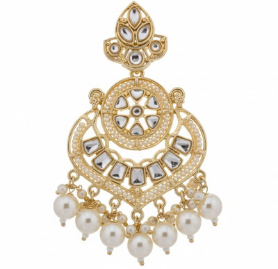 queenora ER-DG-GP-58 Crystal Alloy Drops & Danglers