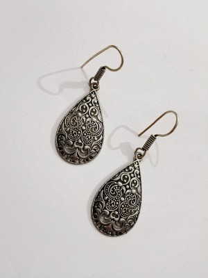 Vichitra Designs Pear filigree earrings Alloy Drops & Danglers