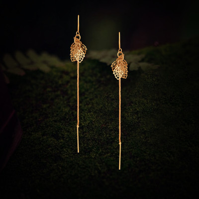 DRASHTI Workerwear Brass Stud Earring