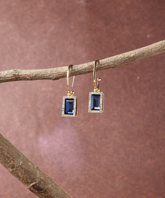 SOHI Gold Plated Designer Drop Earring Alloy Stud Earring