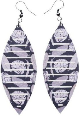 kirfiz Wood Earrings for Women girls Earring Geometric Lightweight Drop Dangle Earrings Wood Drops & Danglers