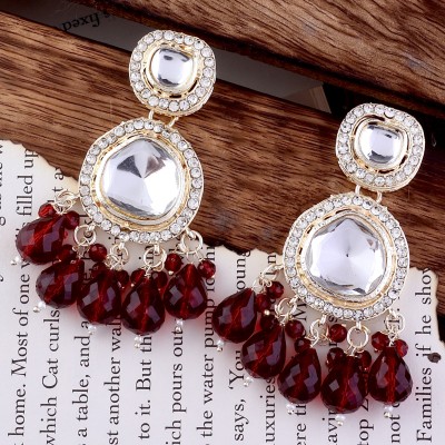 Shonas Style Designer Dangler Earrings for Women and Girls Zircon Alloy, Brass Drops & Danglers