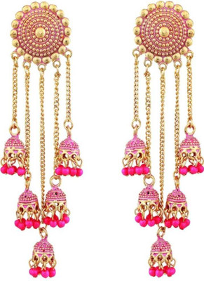 mohita collection MOHITA COLLECTION Latkan Earring for Women and Girls Zircon Alloy Huggie Earring