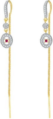 bncreation earring Diamond Alloy Huggie Earring