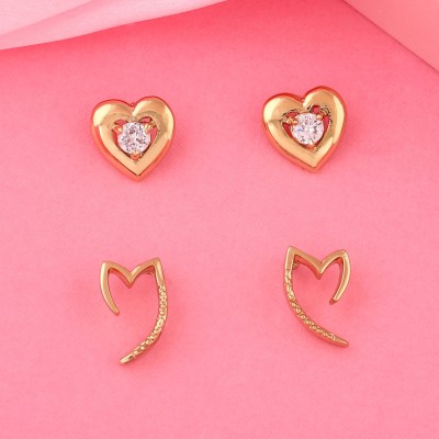 Estele Combo Earring Crystal Alloy Stud Earring