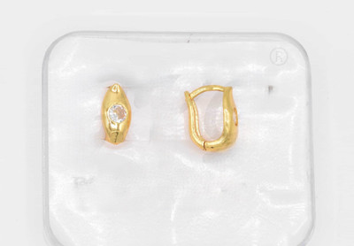 gvg cz bali Gold Stud Earring