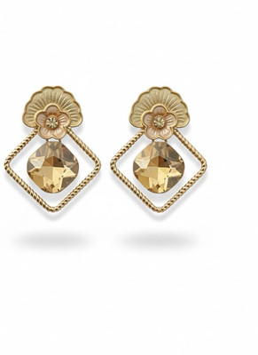 KarnikaShine Elegant Floral Vintage Charm Earrings Alloy Drops & Danglers