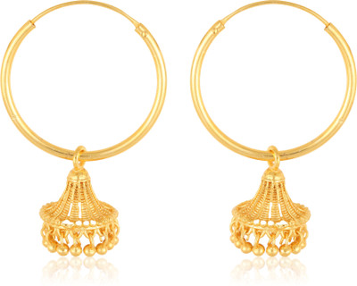 house of common Traditional Gold Plated for Women Bridal all occasion Jhumki EarringsKJJH43 Brass Jhumki Earring